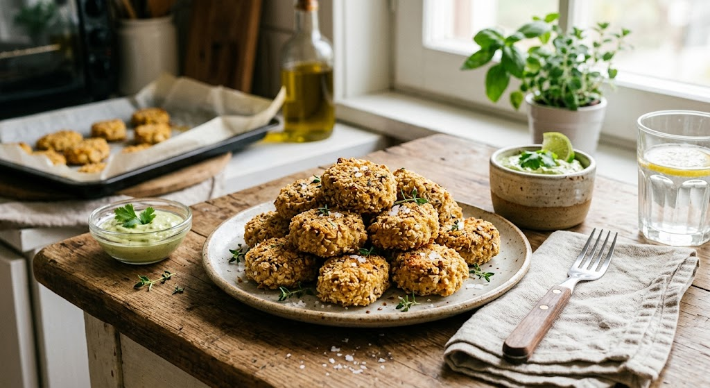 Nuggets de Frango Fit Assados