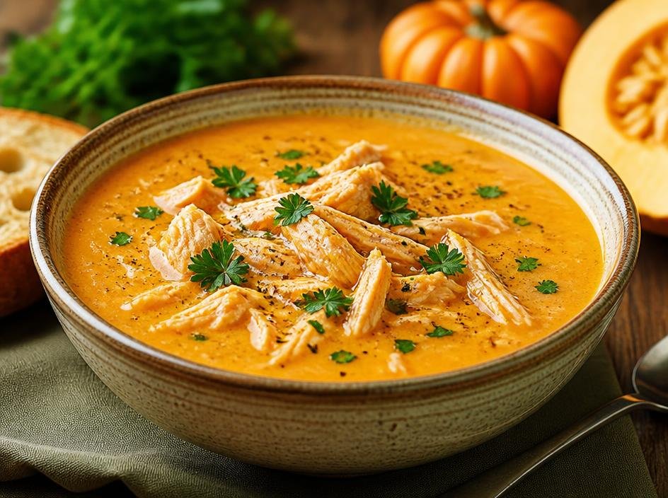 Sopa de Frango com Legumes e Macarrão